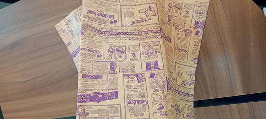Wrapping Sheet : Newspaper design