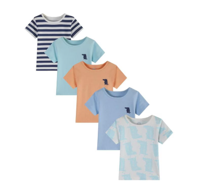 Hello World Baby unisex Pack Of 5 T-shirts
