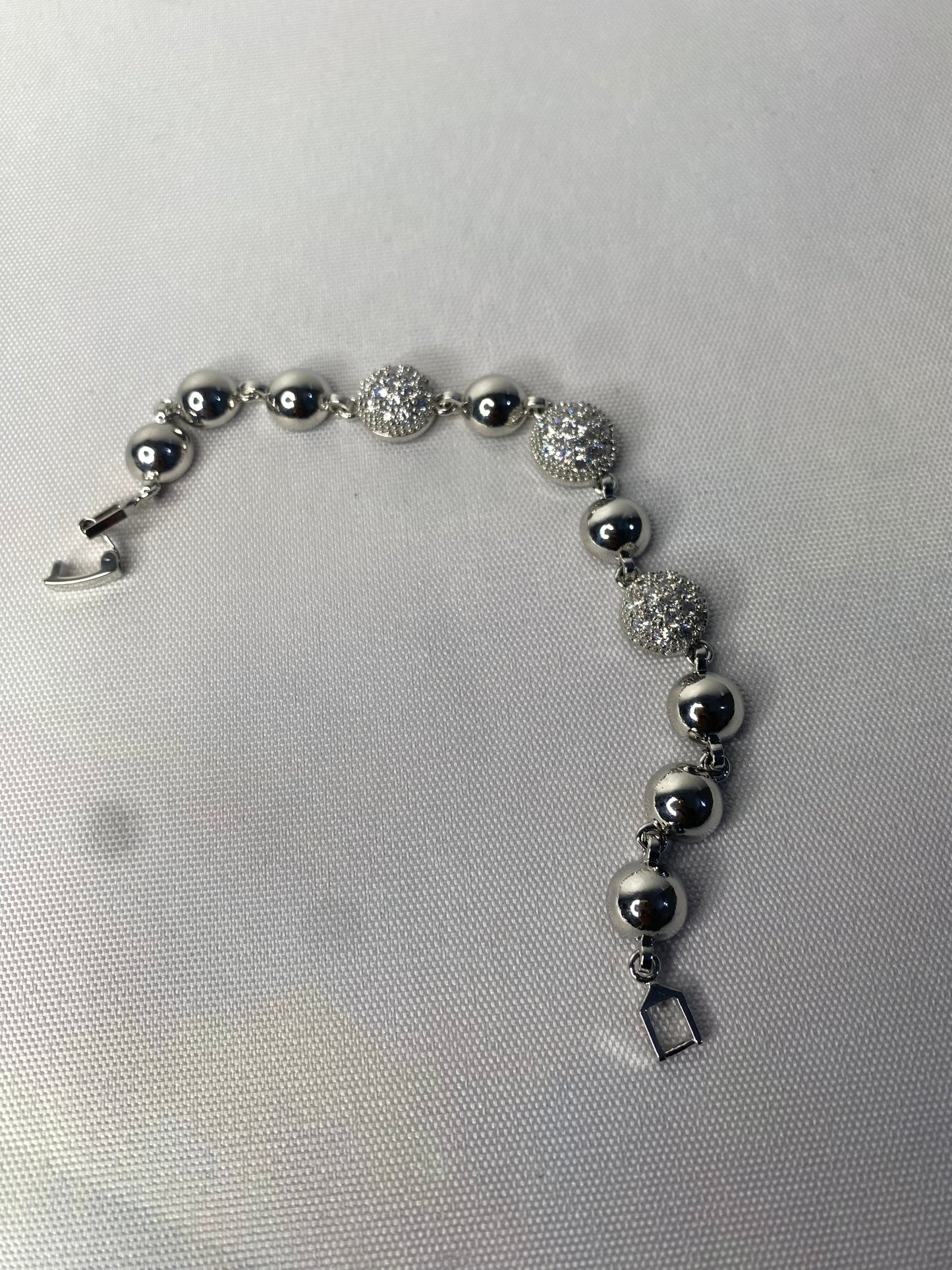 1pc Ball chain bracelet silver SJP