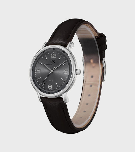 Kenneth Scott Grey Dial Analog Watch