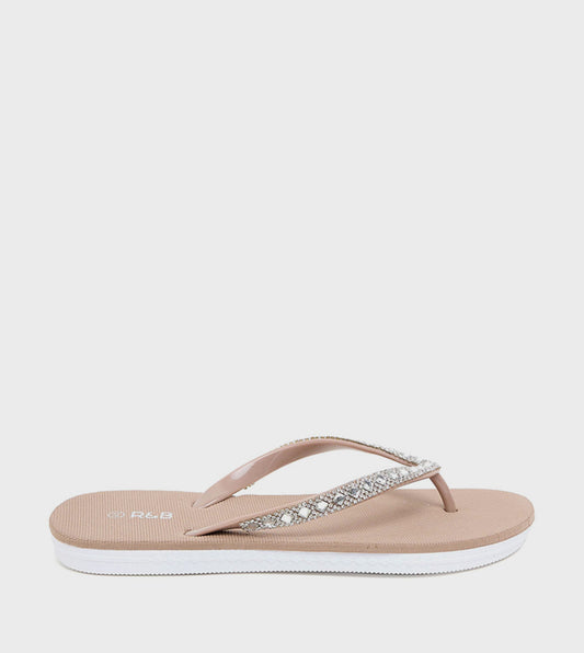 R&B Embellished Flip-Flops