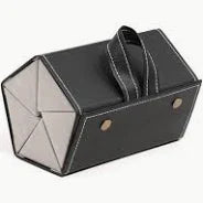 Shein 1PC Sunglasses Organizer, 2/3/4/5/6 Slots Travel Glasses: Black