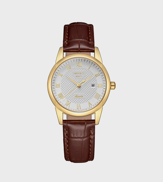 Kenneth Scott Ivory Dial Analog Watch