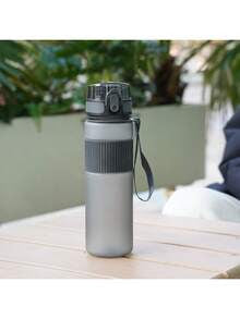 Shein 1pc 500ml/17oz Solid Color Sports Water Bottle, Portable