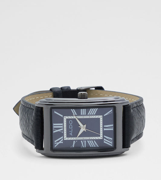 ALDO VALIK Square Blue Dial Analog Watch
