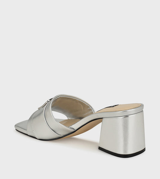 Nine West GALEY Embellished Block Heel Sandals