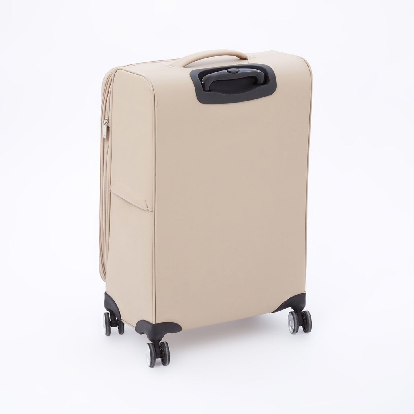 BCBG MAX AZRIA  Stone Grey Grained Softshell Suitcases