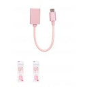 Micro Knitted OTG Cable - 2.1A (Rose Gold)