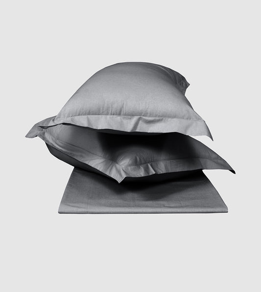 Hometown Duvet Cover with Pillow Case - Grey