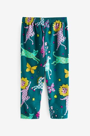 NEXT Teal Blue Character  Cosy Pyjamas