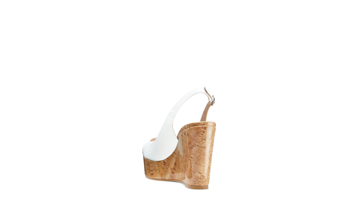 STUART WEITZMAN Riveria Wedge-Heel Slingback Sandals