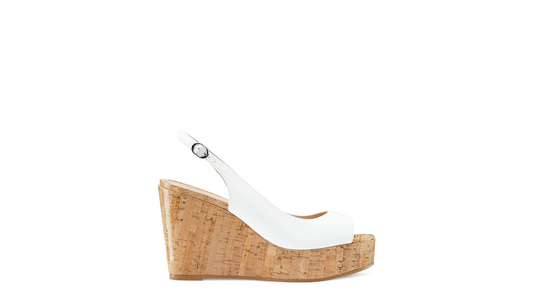 STUART WEITZMAN Riveria Wedge-Heel Slingback Sandals