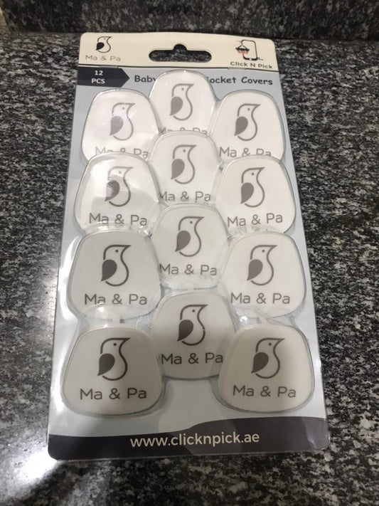 Safety Socket Covers Pack of 12