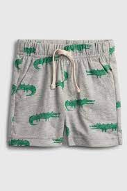 NEXT Gap Green Baby 100% Organic Cotton Mix and Match Stripe Pull-On Shorts