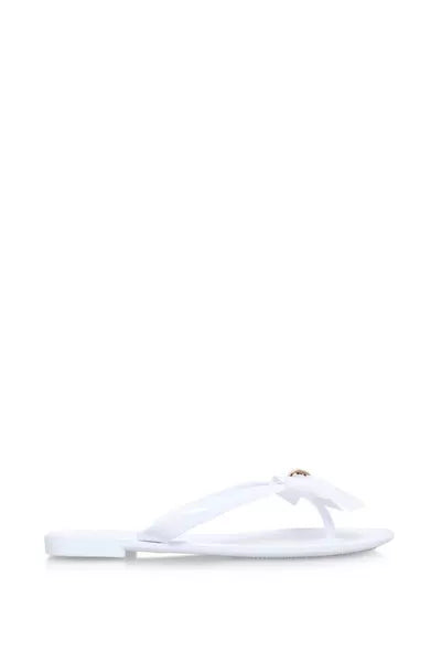 Carvela white flip flops new arrivals