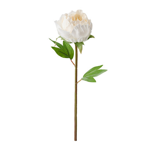 SMYCKA Artificial flower, peony/white, 30 cm